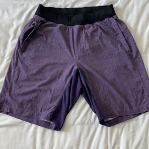 Purple Lululemon shorts